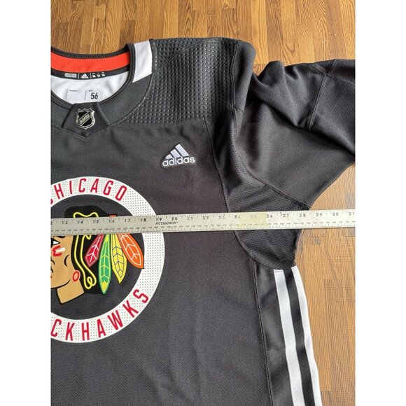 Adidas NHL Chicago Blackhawks Men Size 56 2XL Practice Authentic Jersey MIC - Picture 4 of 16